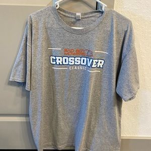 XL gray cotton T-shirt